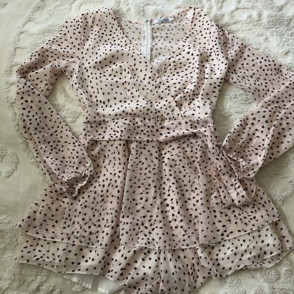 NWOT Polkadot Ruffle Romper